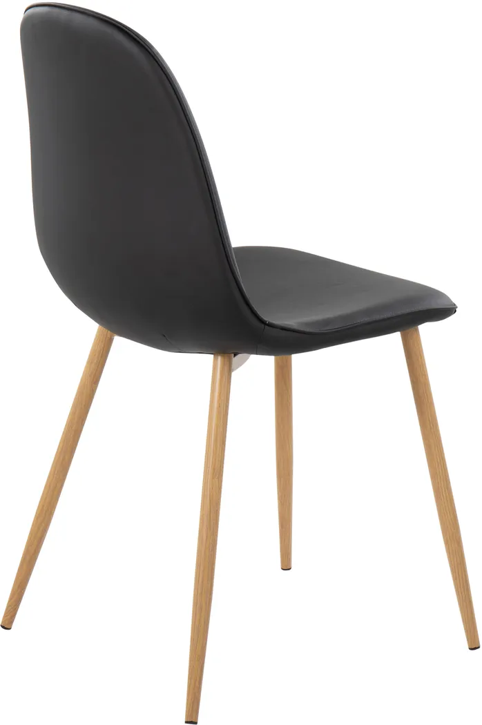 Dazet III Black Dining Chair Set of 2 - Thumbnail - Image 4