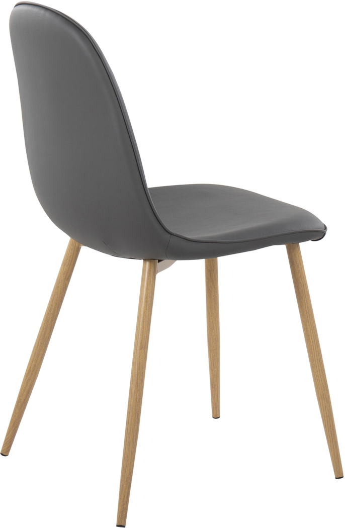 Dazet III Gray Dining Chair Set of 2 - Thumbnail - Image 2