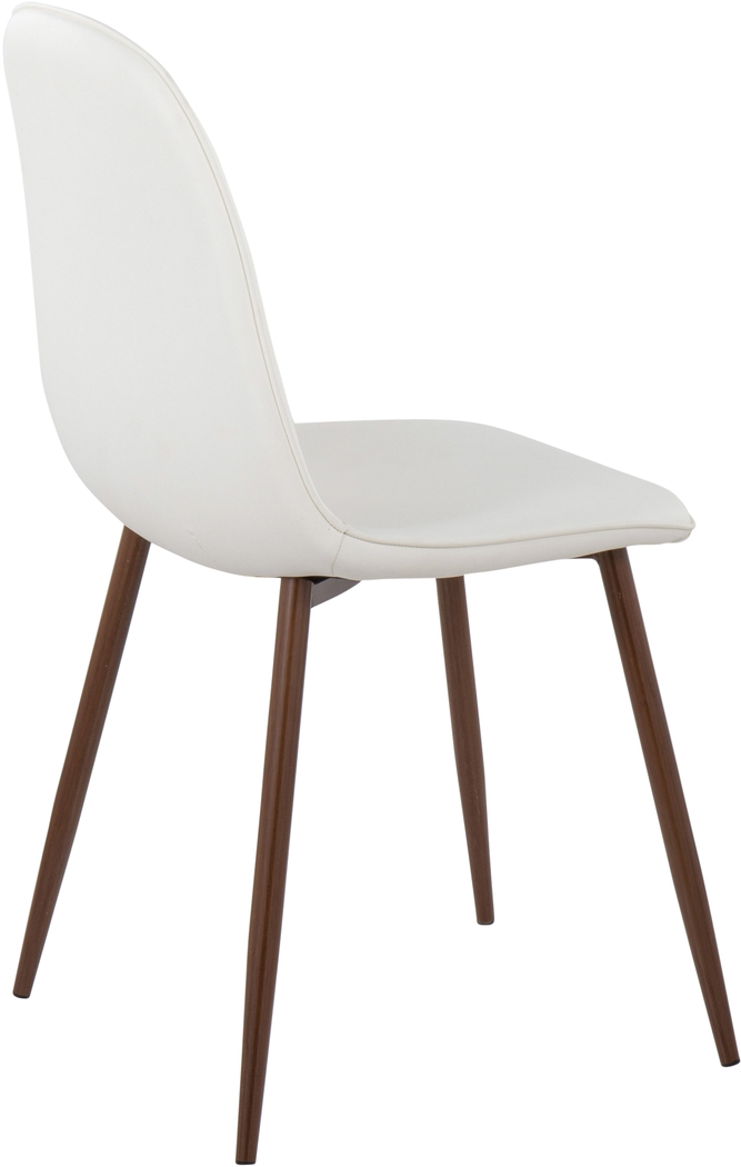 Dazet V White Dining Chair Set of 2 - Thumbnail - Image 3