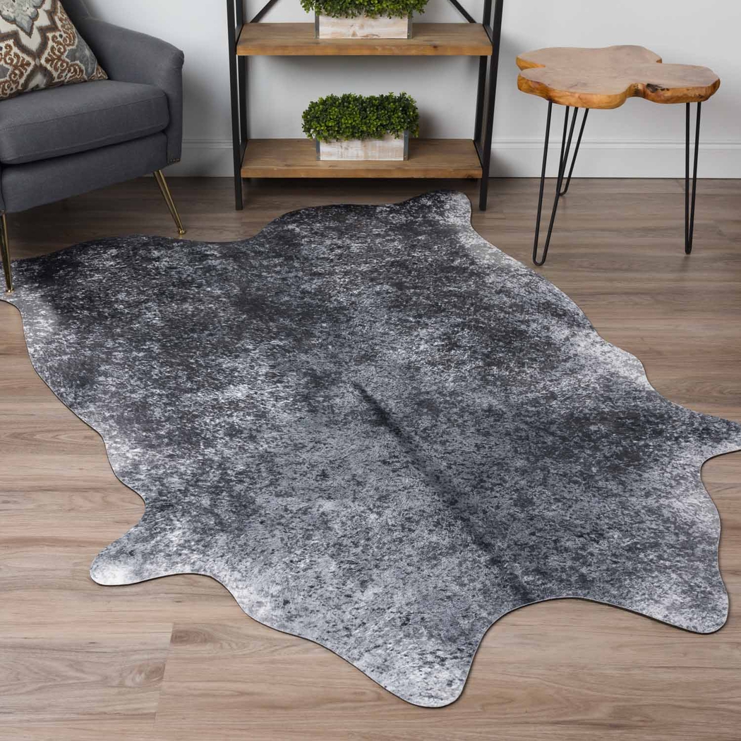 Daziel 6' x 7' Gray Rug - Thumbnail - Image 2