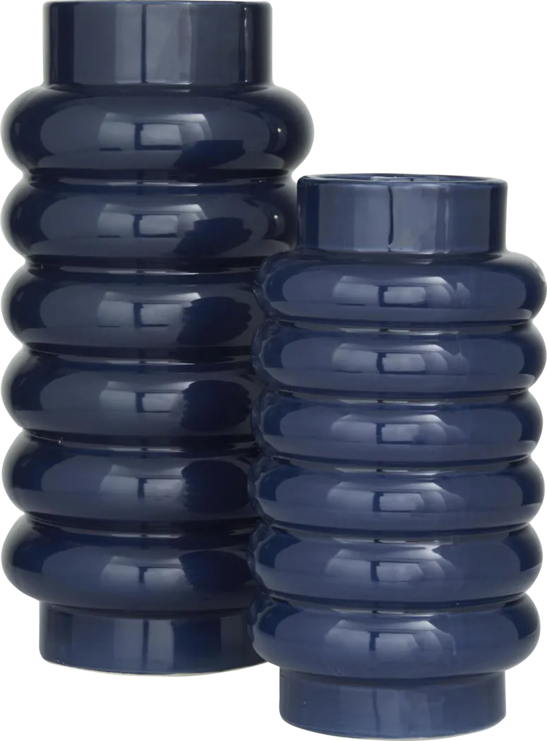 Deala Blue Vase, Set of 2 - Thumbnail - Image 4