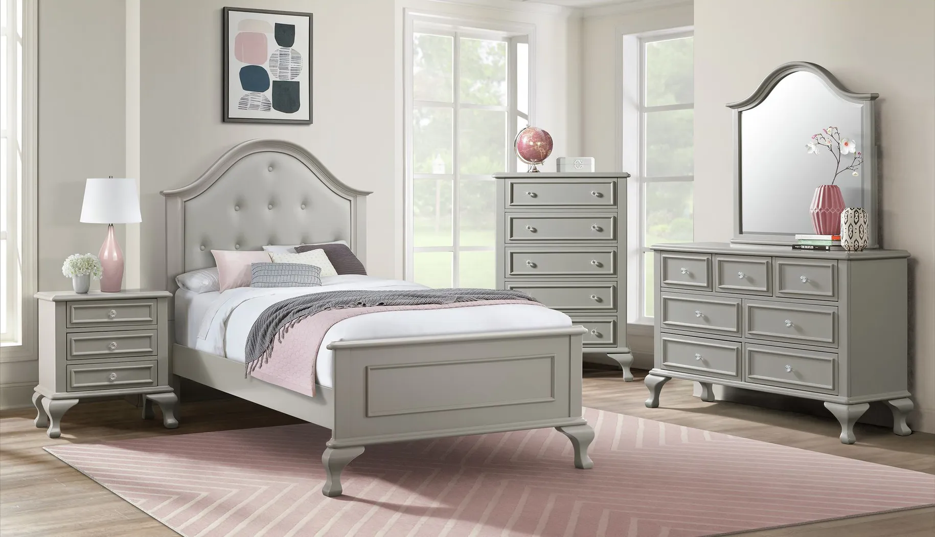 Dealwood Gray Nighstand - Thumbnail - Image 2