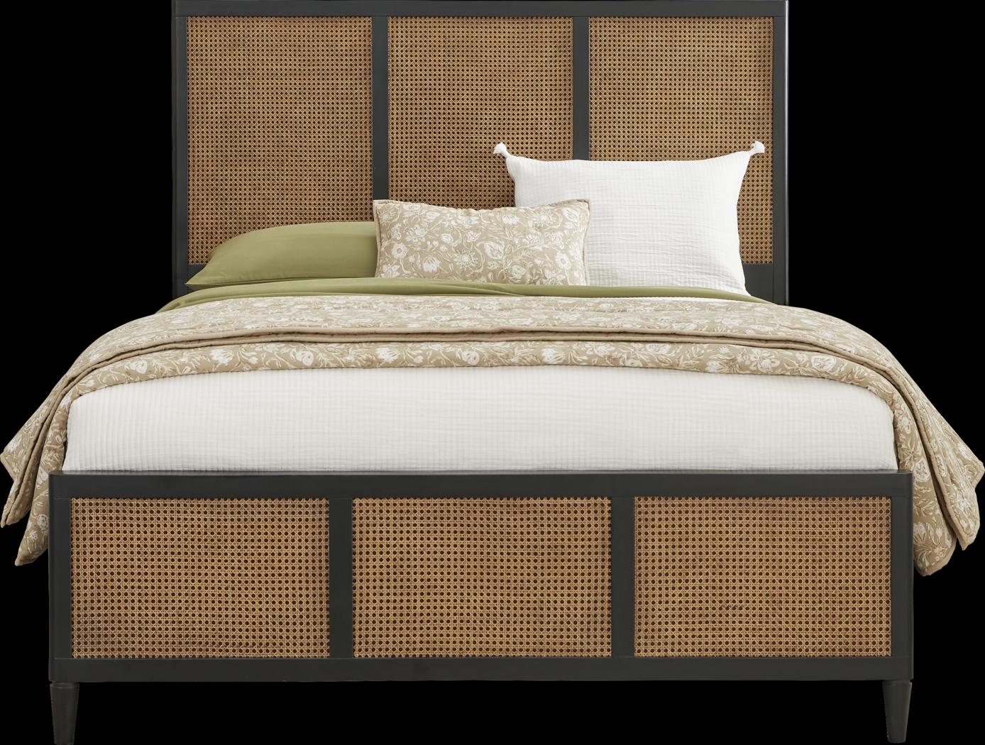 Deanwood Black 5 Pc Queen Woven Bedroom - Thumbnail - Image 2