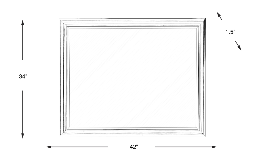 Dimension Image. Please refer to the Dimension Tab on this page for dimension details.