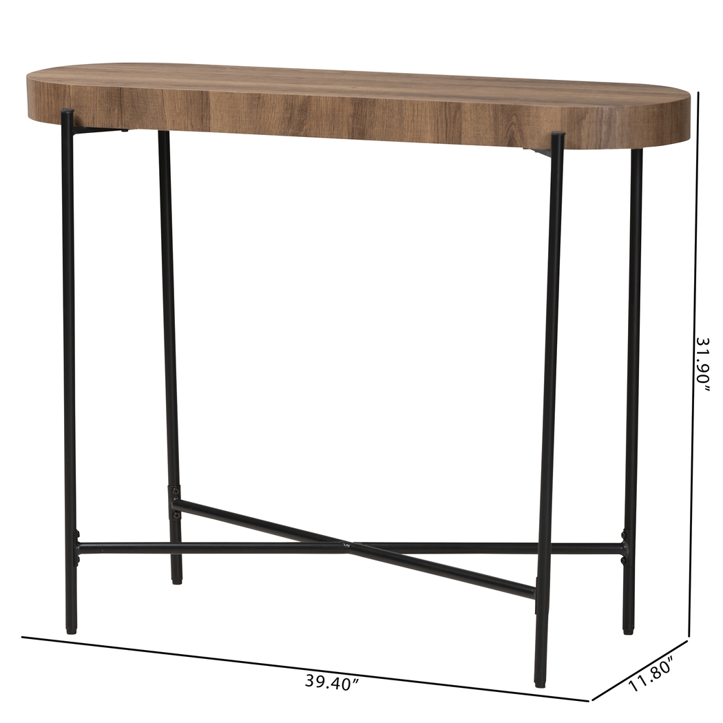 Deanza Brown Sofa Table - Thumbnail - Image 8