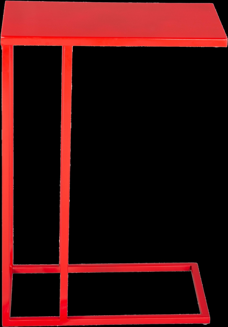 Dearmoun Red End Table - Thumbnail - Image 5