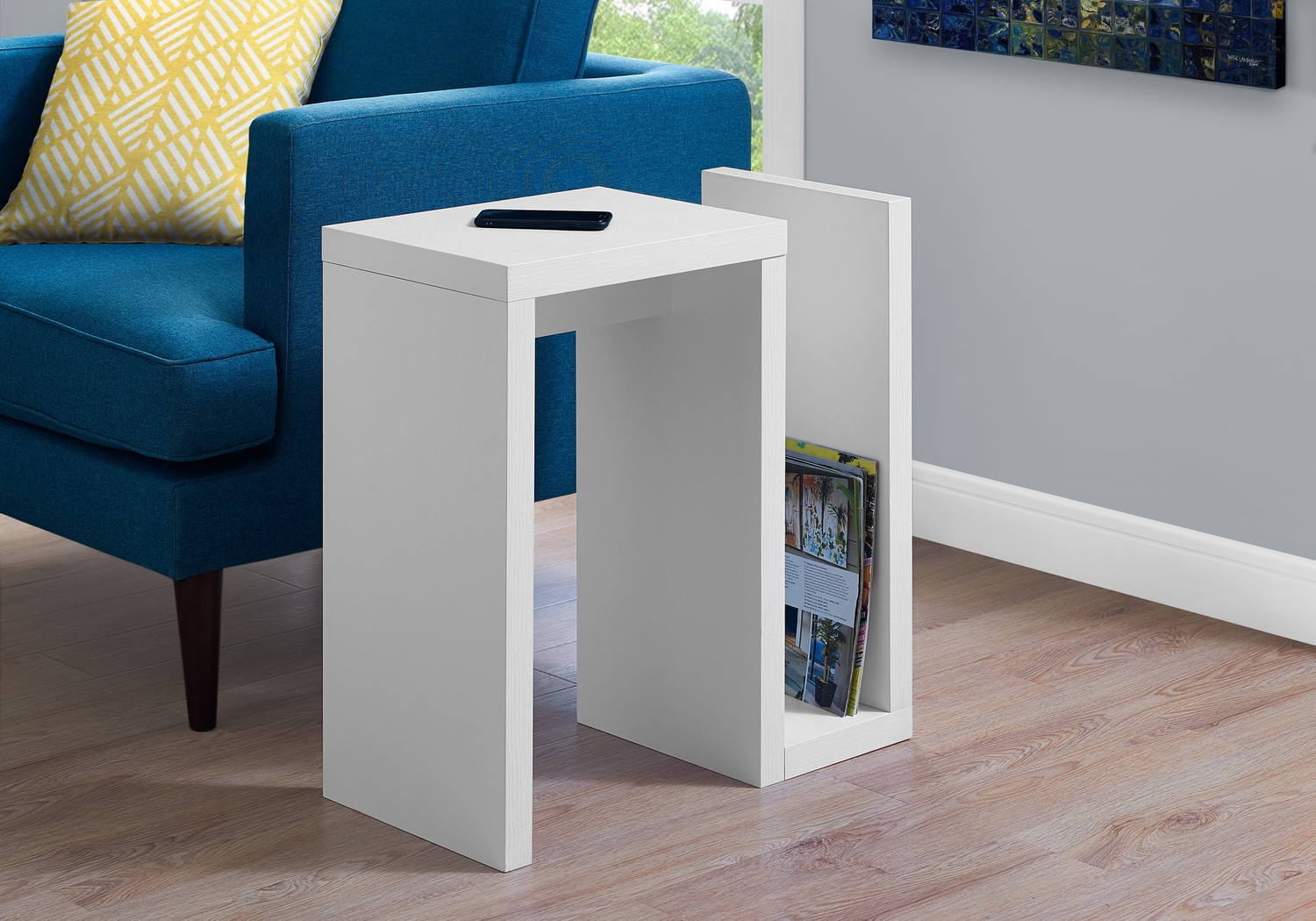 Dearsley White Accent Table - Thumbnail - Image 2