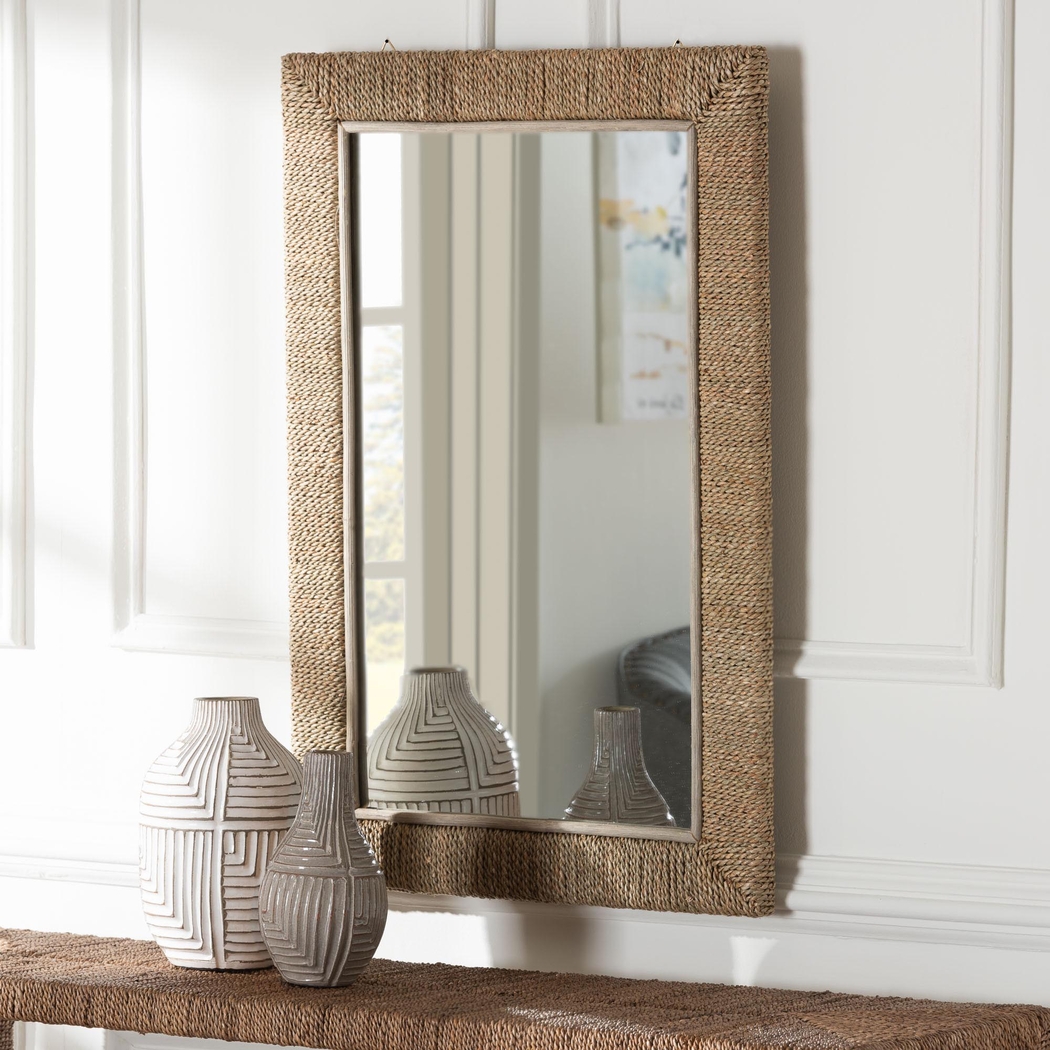 Deaven Brown Rectangle Mirror - Thumbnail - Image 2