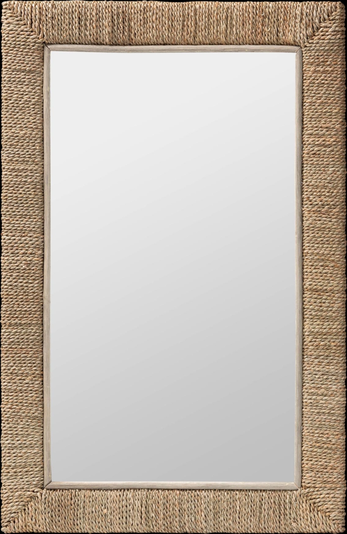 Deaven Brown Rectangle Mirror - Thumbnail - Image 1