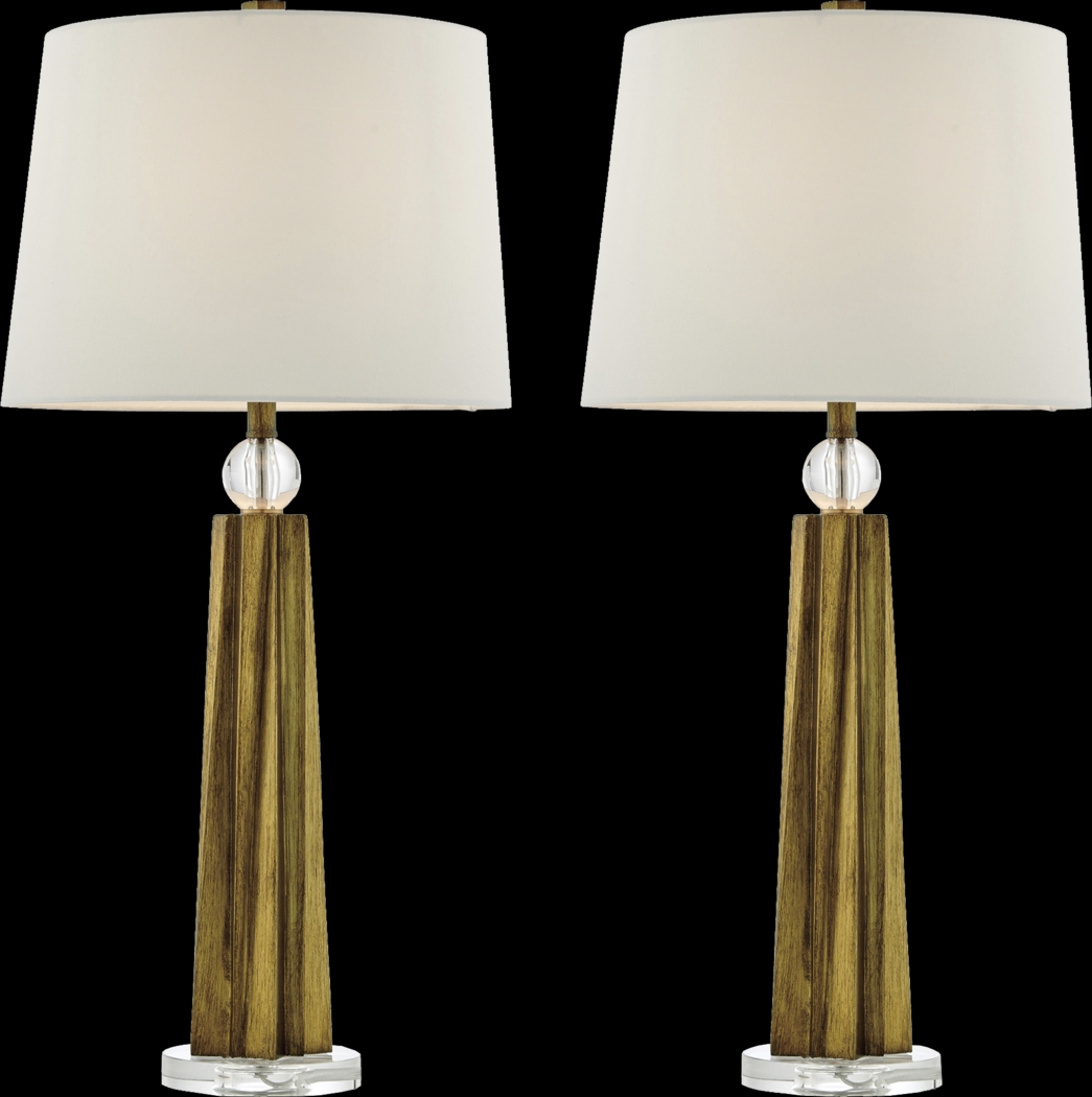 Debeers Reef Gold Lamp, Set of 2 - Thumbnail - Image 1