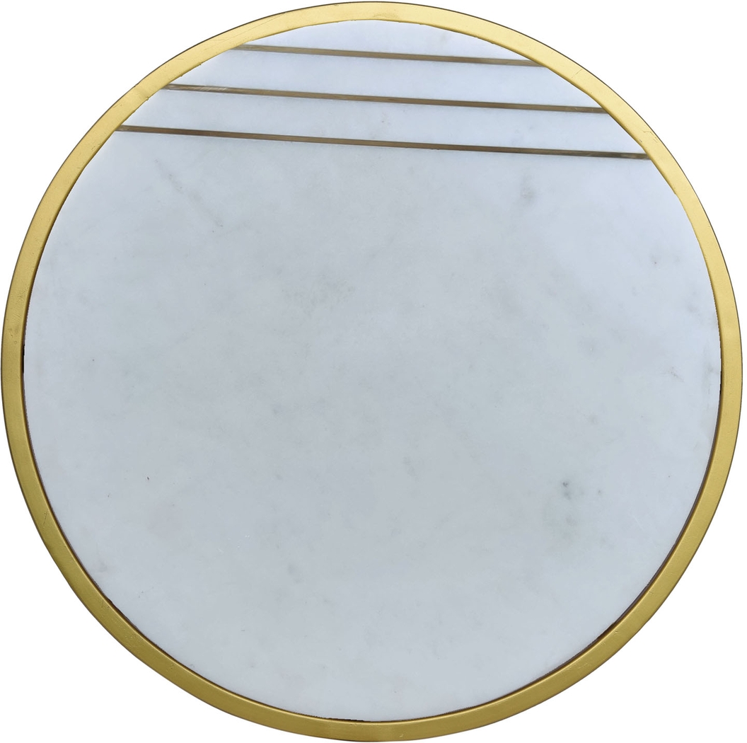 Debina White End Table - Thumbnail - Image 4