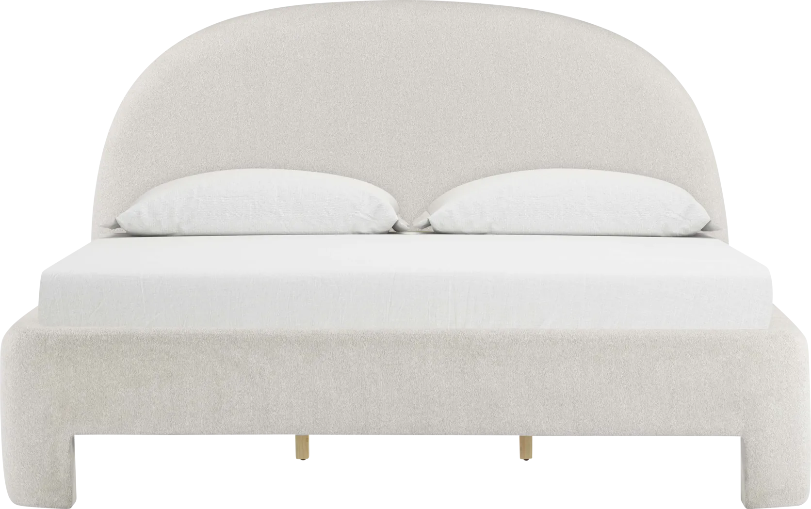 Debony Beige King Bed - Thumbnail - Image 2