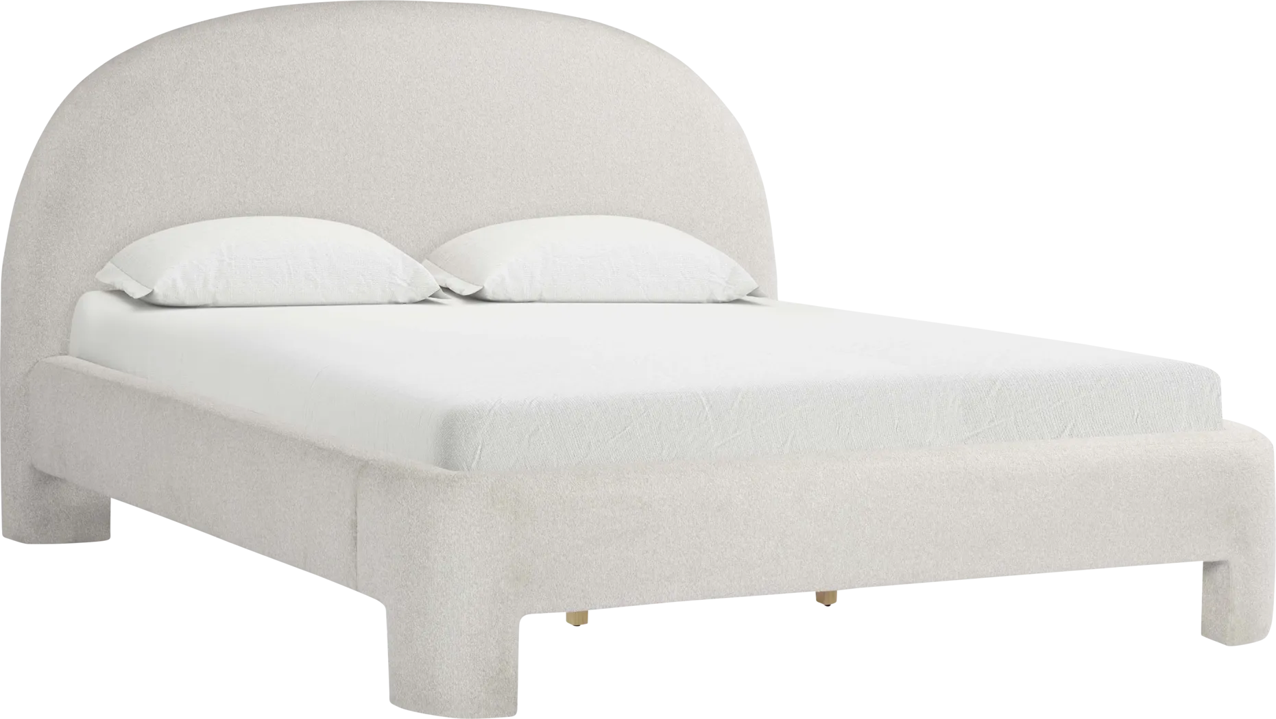 Debony Beige King Bed - Thumbnail - Image 4