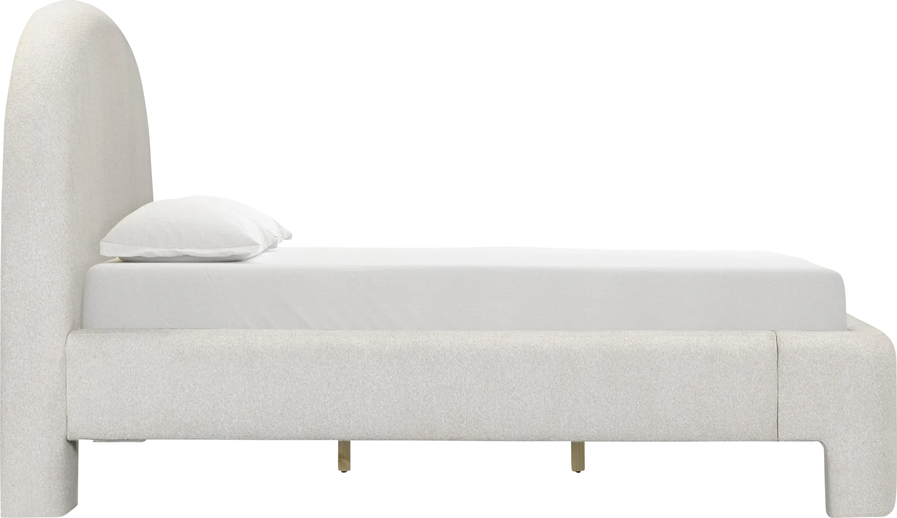 Debony Beige Queen Bed - Thumbnail - Image 7