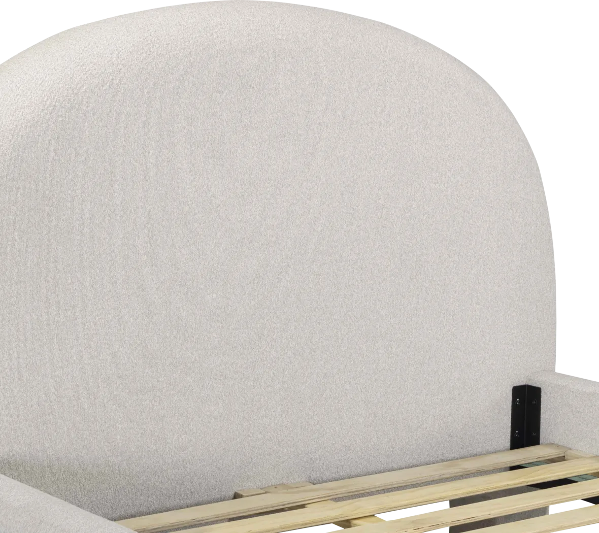 Debony Beige Queen Bed - Thumbnail - Image 9