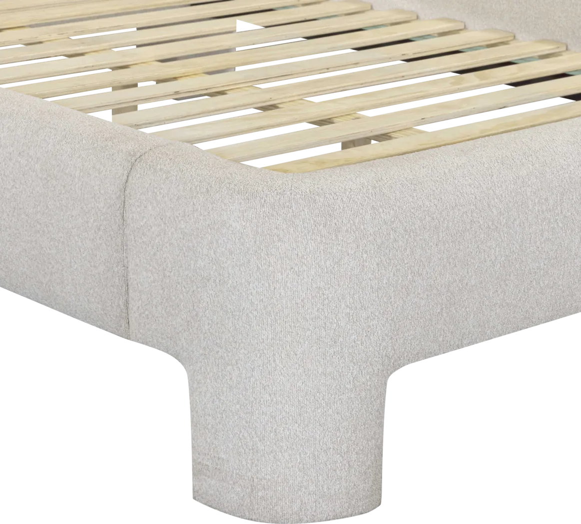 Debony Beige Queen Bed - Thumbnail - Image 10