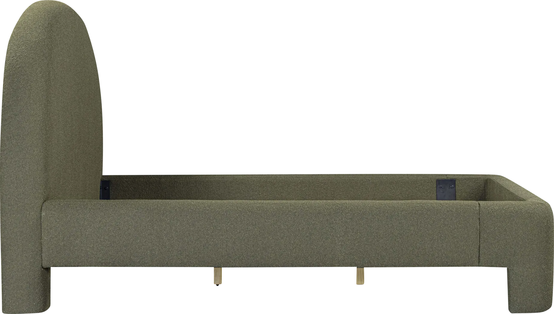 Debony Green Queen Bed - Thumbnail - Image 4