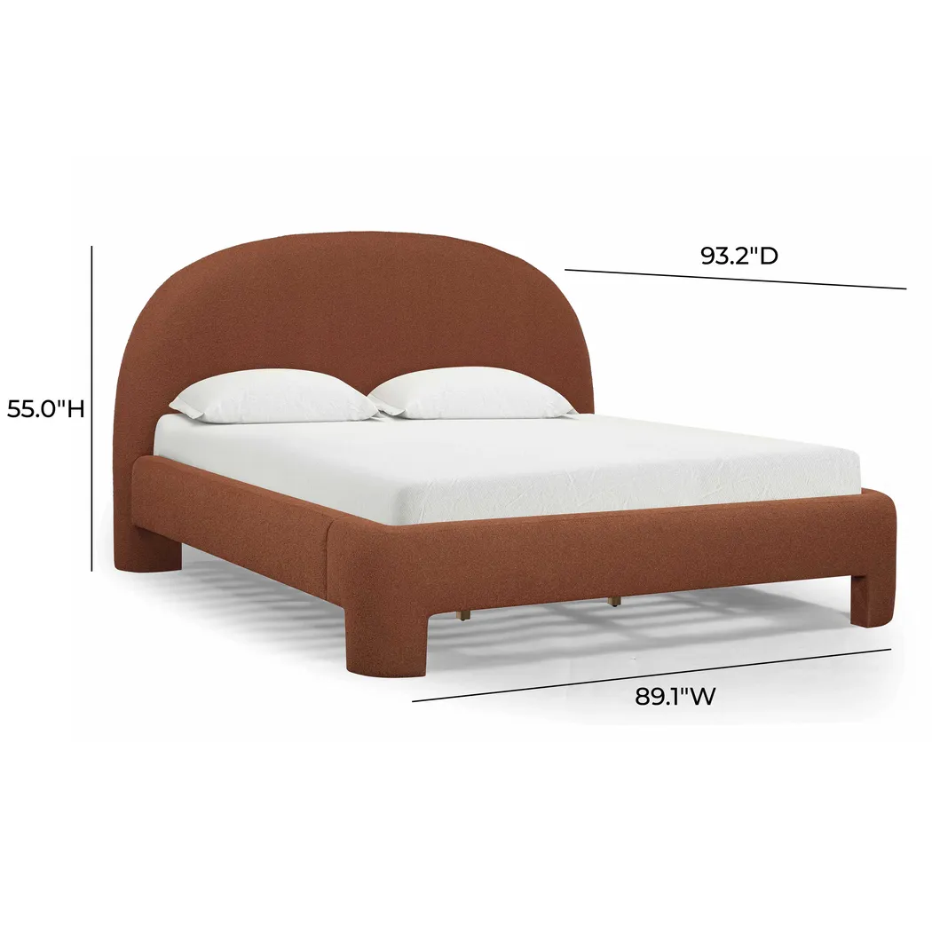 Debony Red King Bed - Thumbnail - Image 5