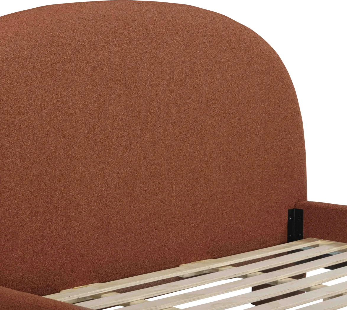 Debony Red King Bed - Thumbnail - Image 9