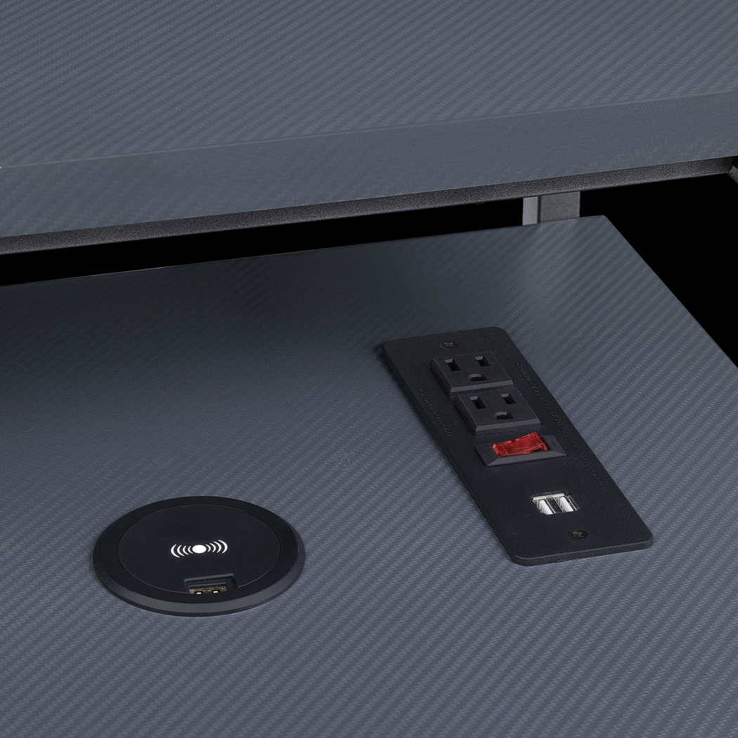 Deckard Gray Gaming Desk - Thumbnail - Image 10