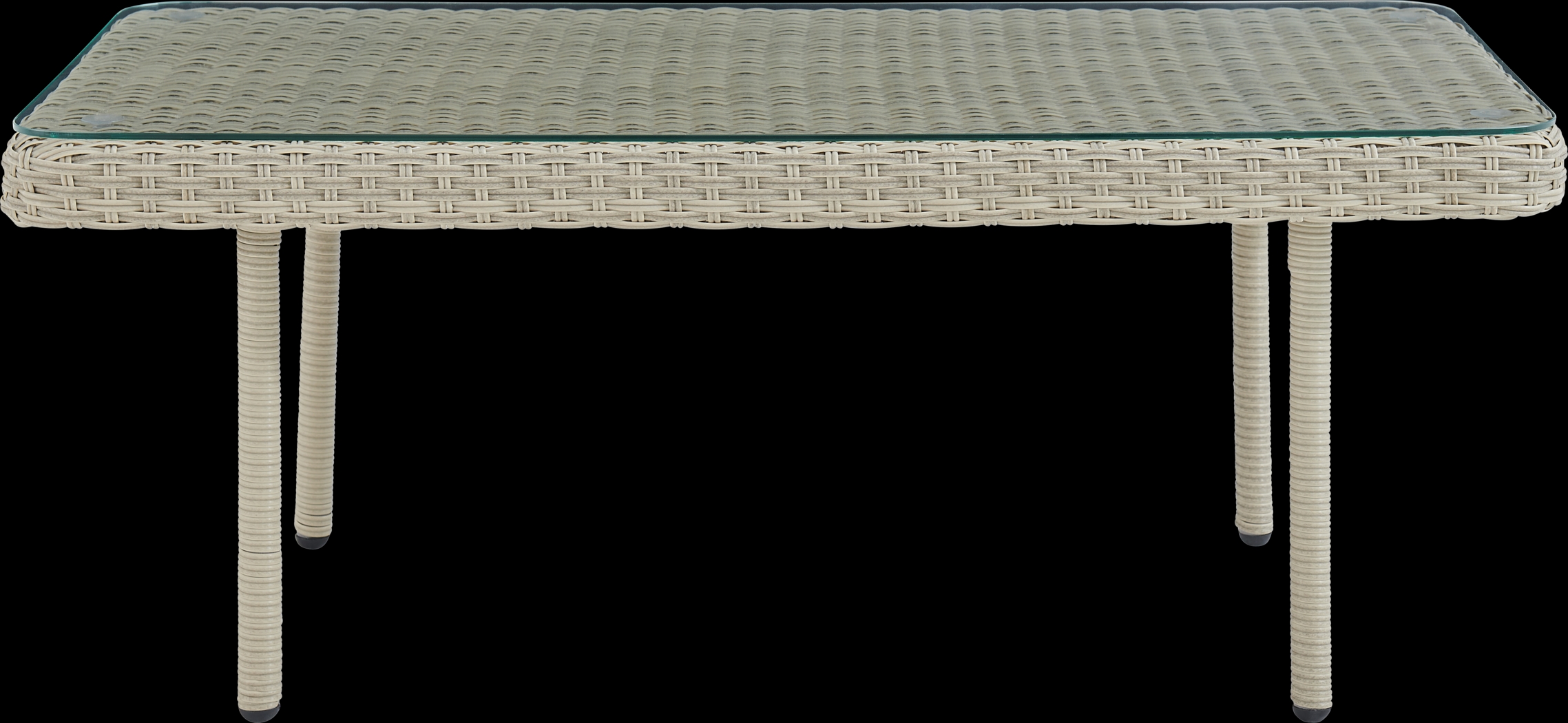 Deckle I Light Gray Outdoor Cocktail Table - Thumbnail - Image 1