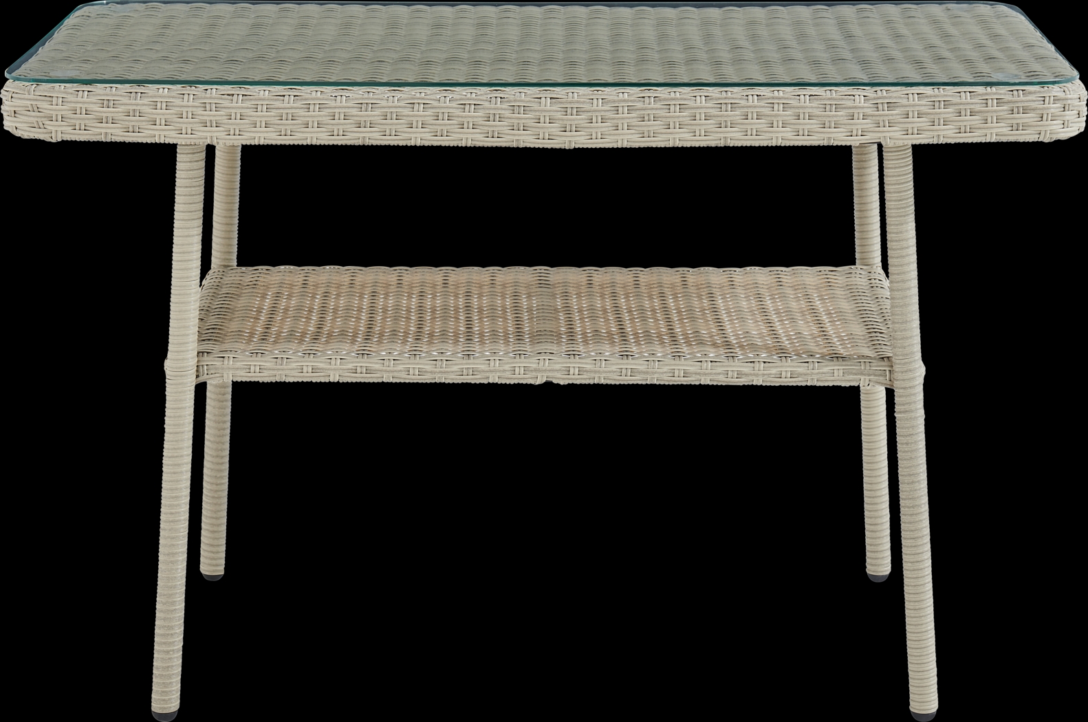 Deckle II Light Gray Outdoor Cocktail Table - Thumbnail - Image 1