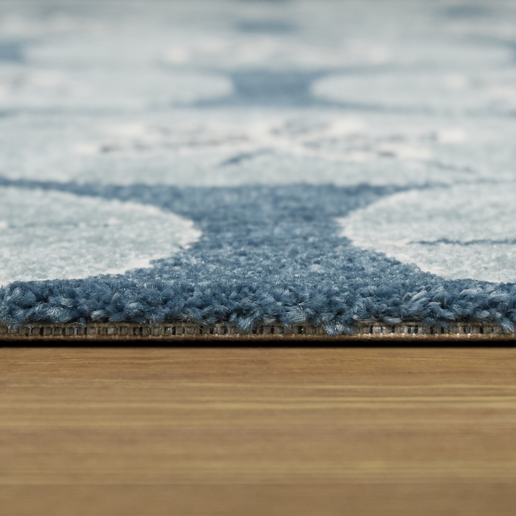 Declair Blue 5'3 x 7' Rug - Thumbnail - Image 5