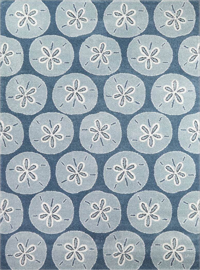 Declair Blue 5'3 x 7' Rug - Thumbnail - Image 1