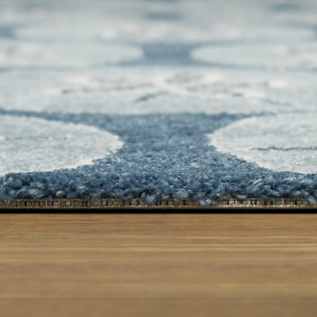 Declair Blue 7'10 x 10' Rug - Thumbnail - Image 5