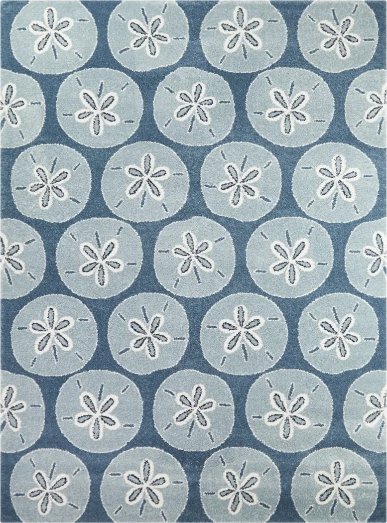 Declair Blue 7'10 x 10' Rug - Thumbnail - Image 1