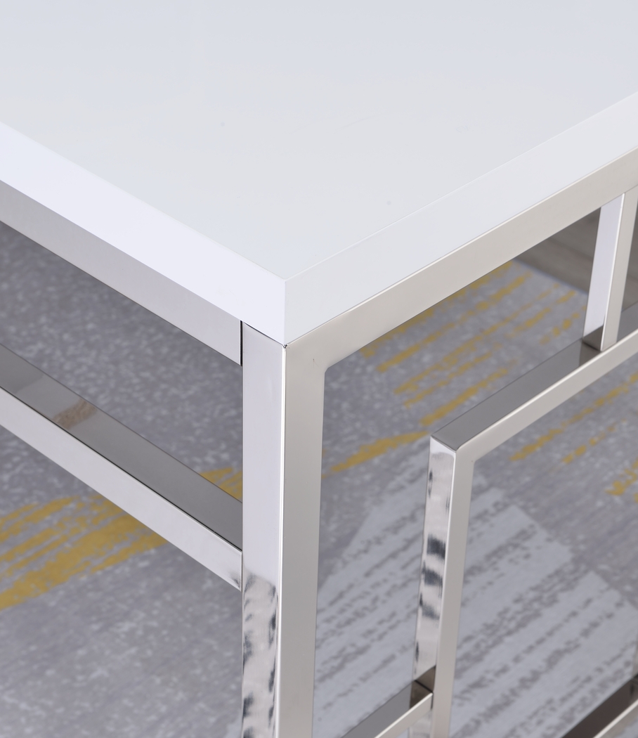 Deco Lane White Desk - Thumbnail - Image 4