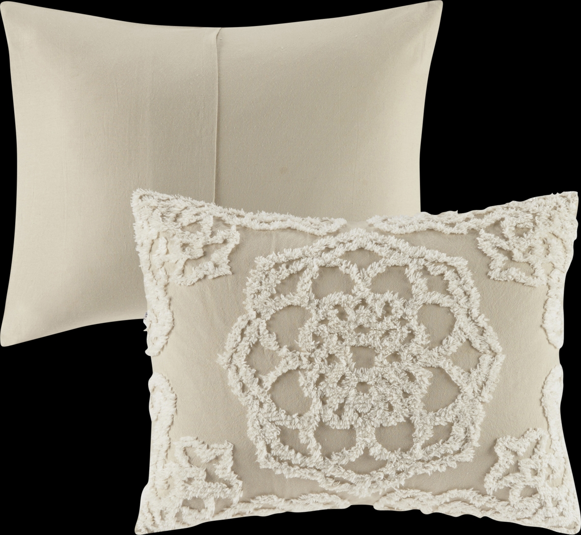 Decoty Taupe 3 Pc King/California King Comforter Set - Thumbnail - Image 5