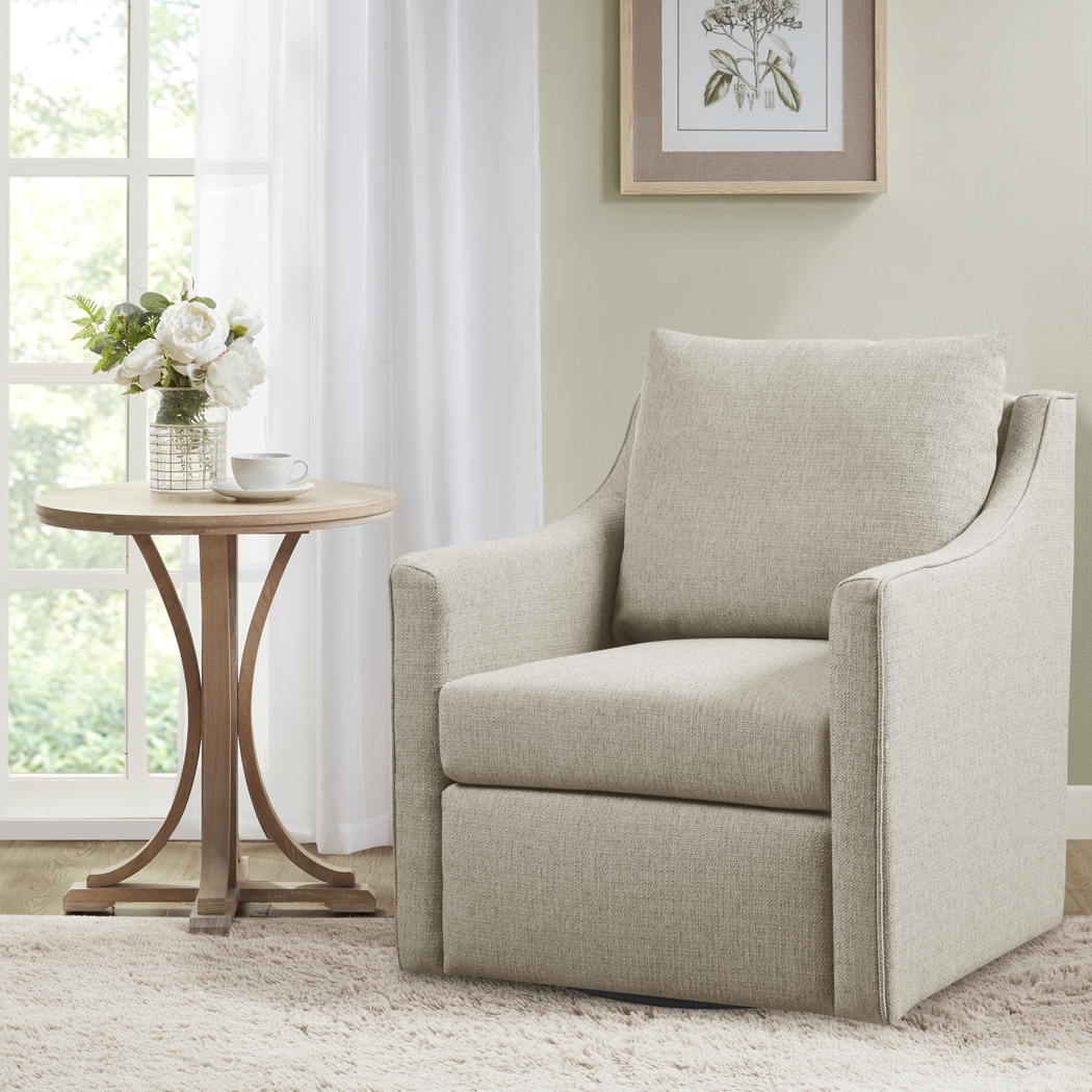Dedeke Brown Swivel Accent Chair - Thumbnail - Image 2