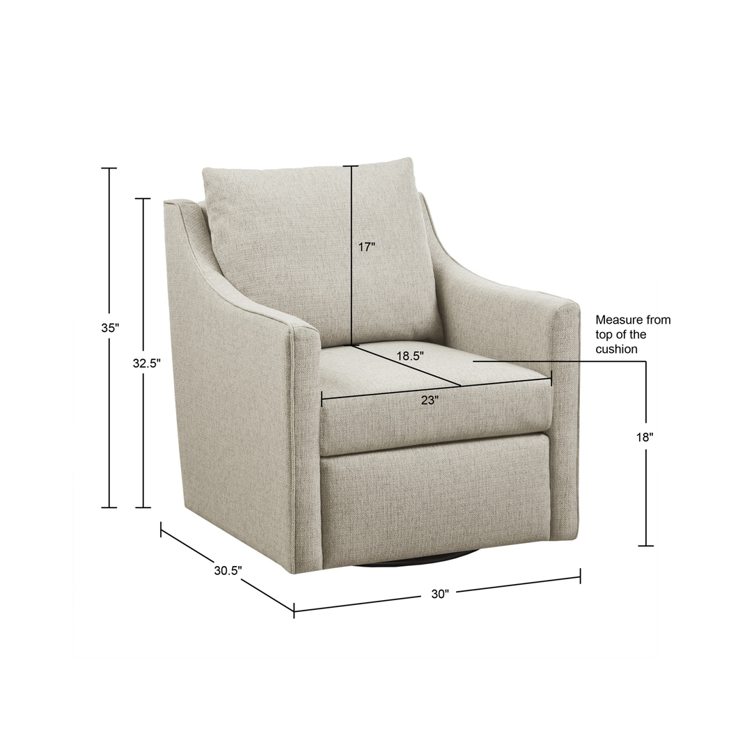 Dedeke Brown Swivel Accent Chair - Thumbnail - Image 10