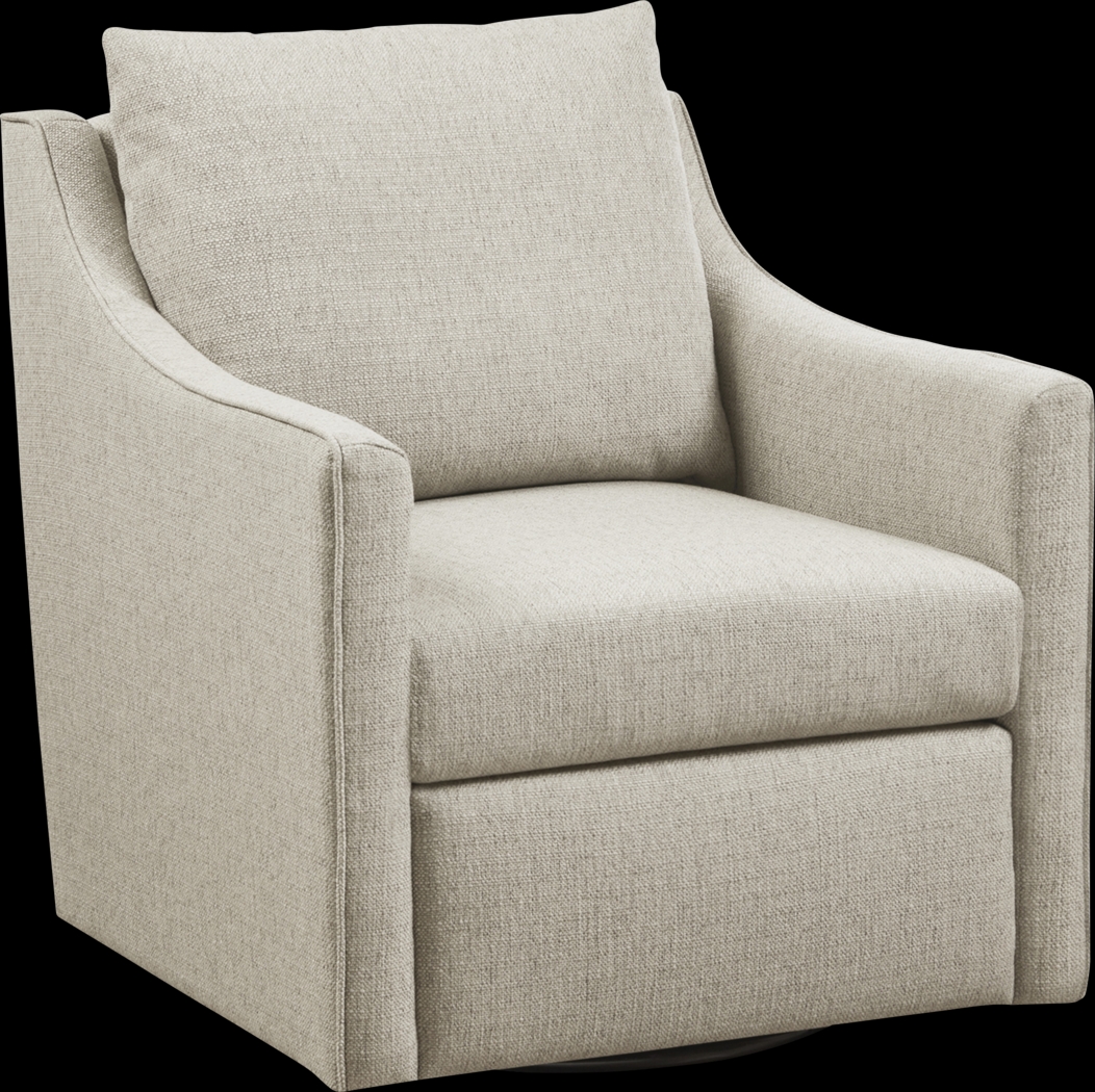 Dedeke Brown Swivel Accent Chair - Thumbnail - Image 1