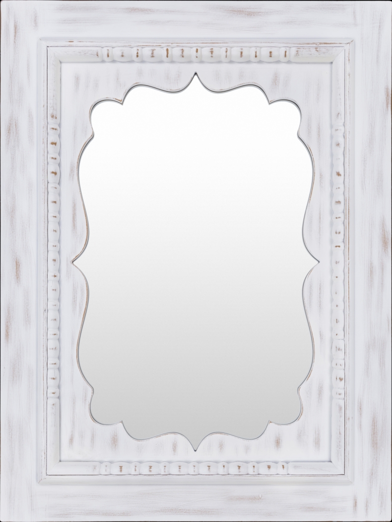 Deeba White Mirror - Thumbnail - Image 1