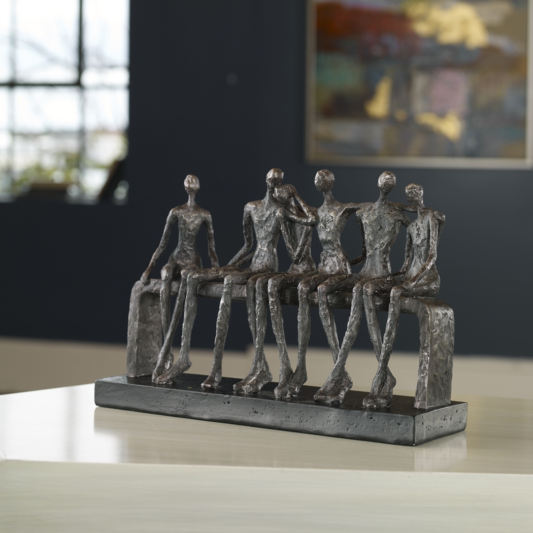Deep Fellowship Silver Sculpture - Thumbnail - Image 4