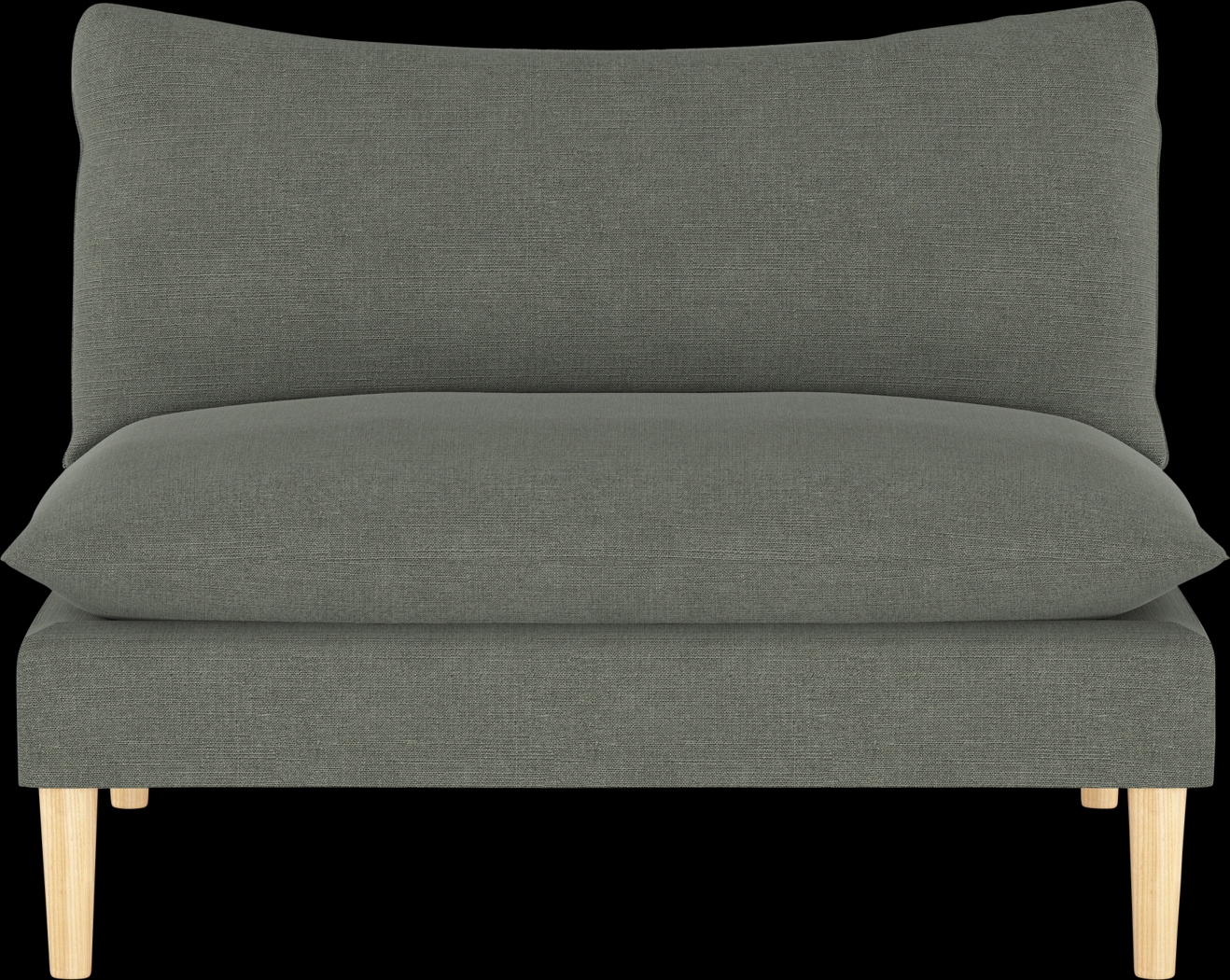Deep Forest Charcoal Settee - Thumbnail - Image 2