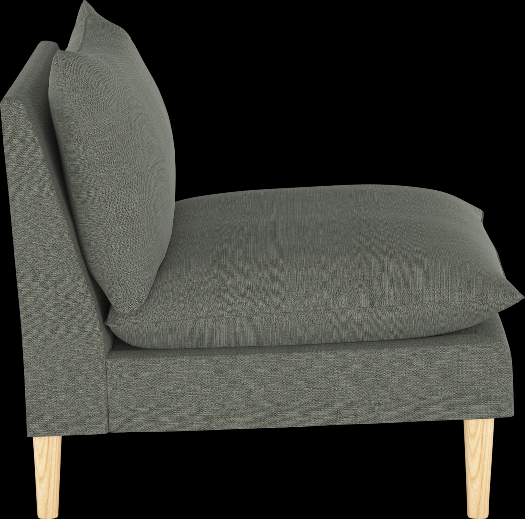 Deep Forest Charcoal Settee - Thumbnail - Image 3