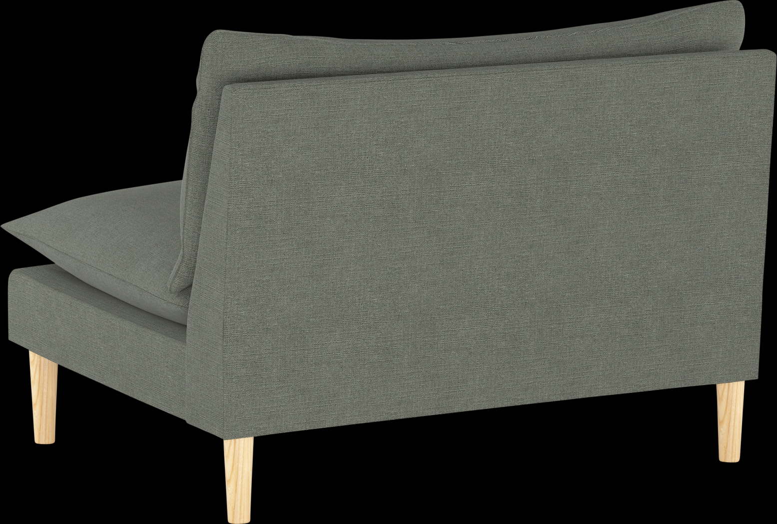 Deep Forest Charcoal Settee - Thumbnail - Image 4