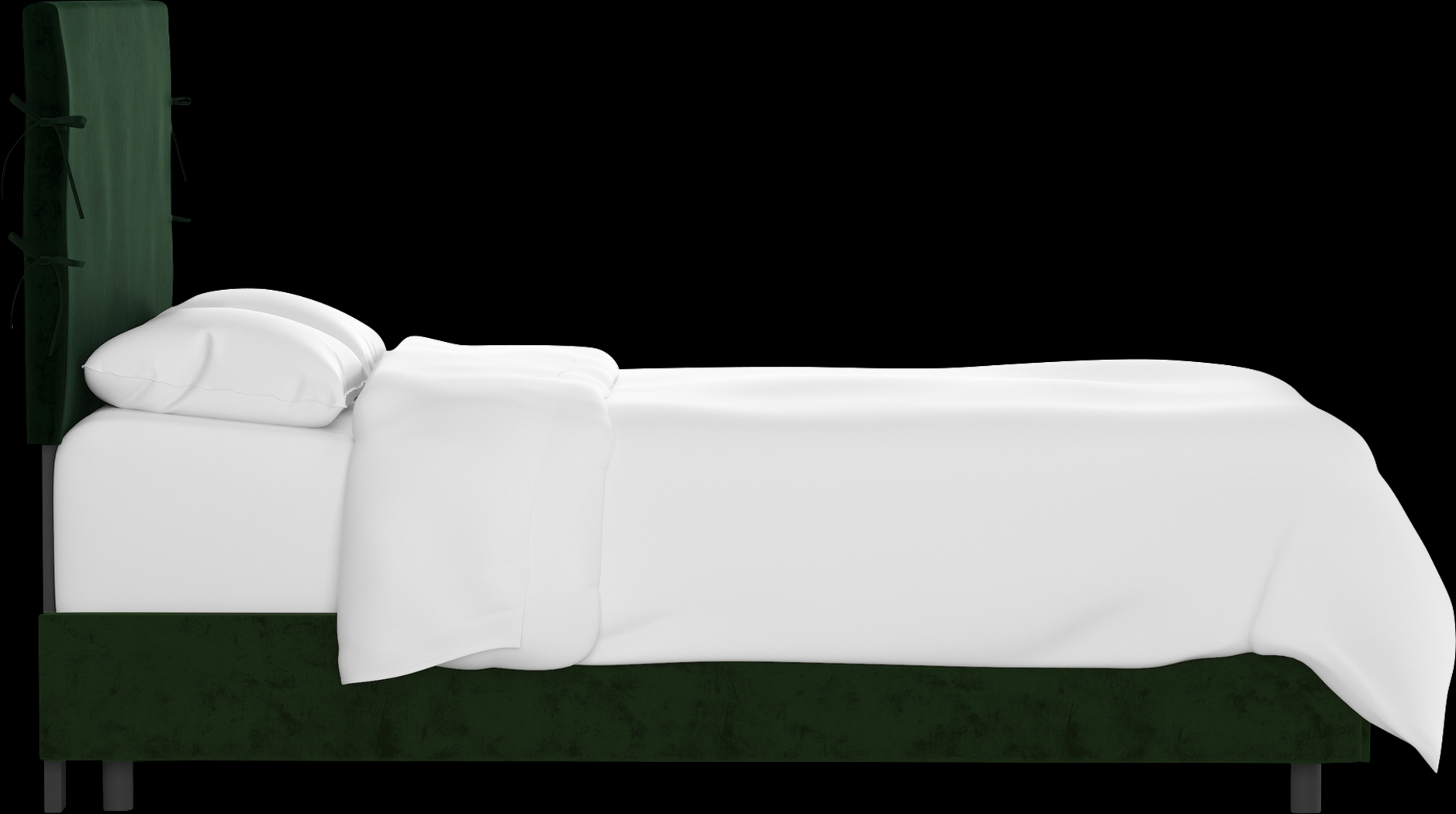 Deep Forest Emerald King Upholstered Bed - Thumbnail - Image 3
