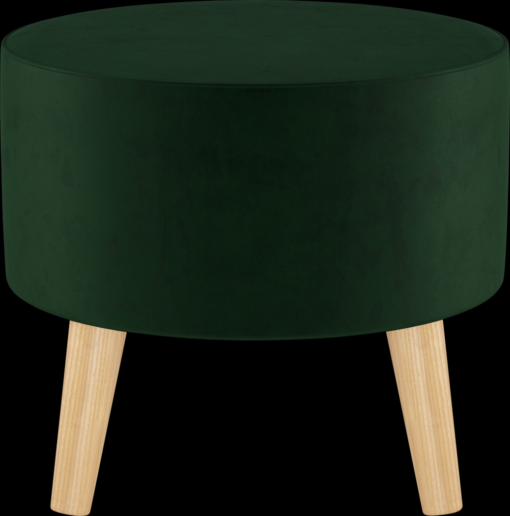Deep Forest Emerald Ottoman - Thumbnail - Image 2