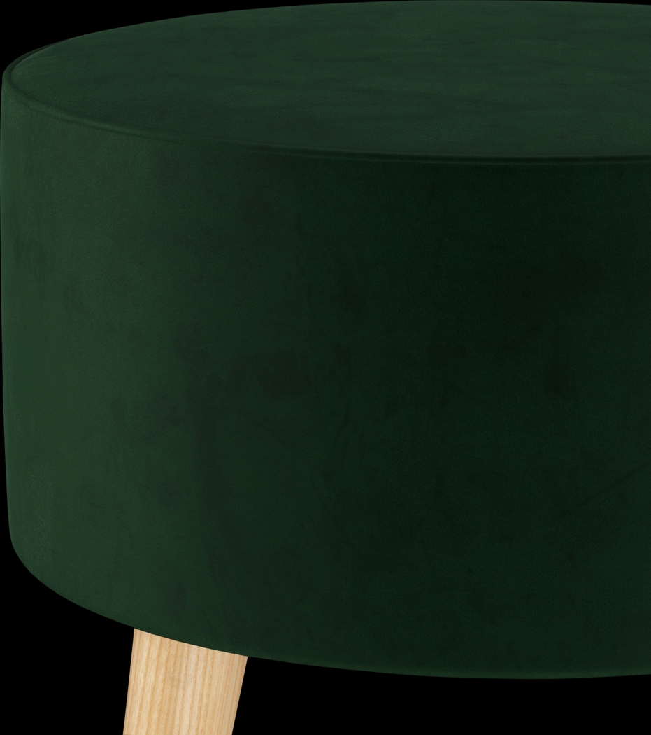 Deep Forest Emerald Ottoman - Thumbnail - Image 3