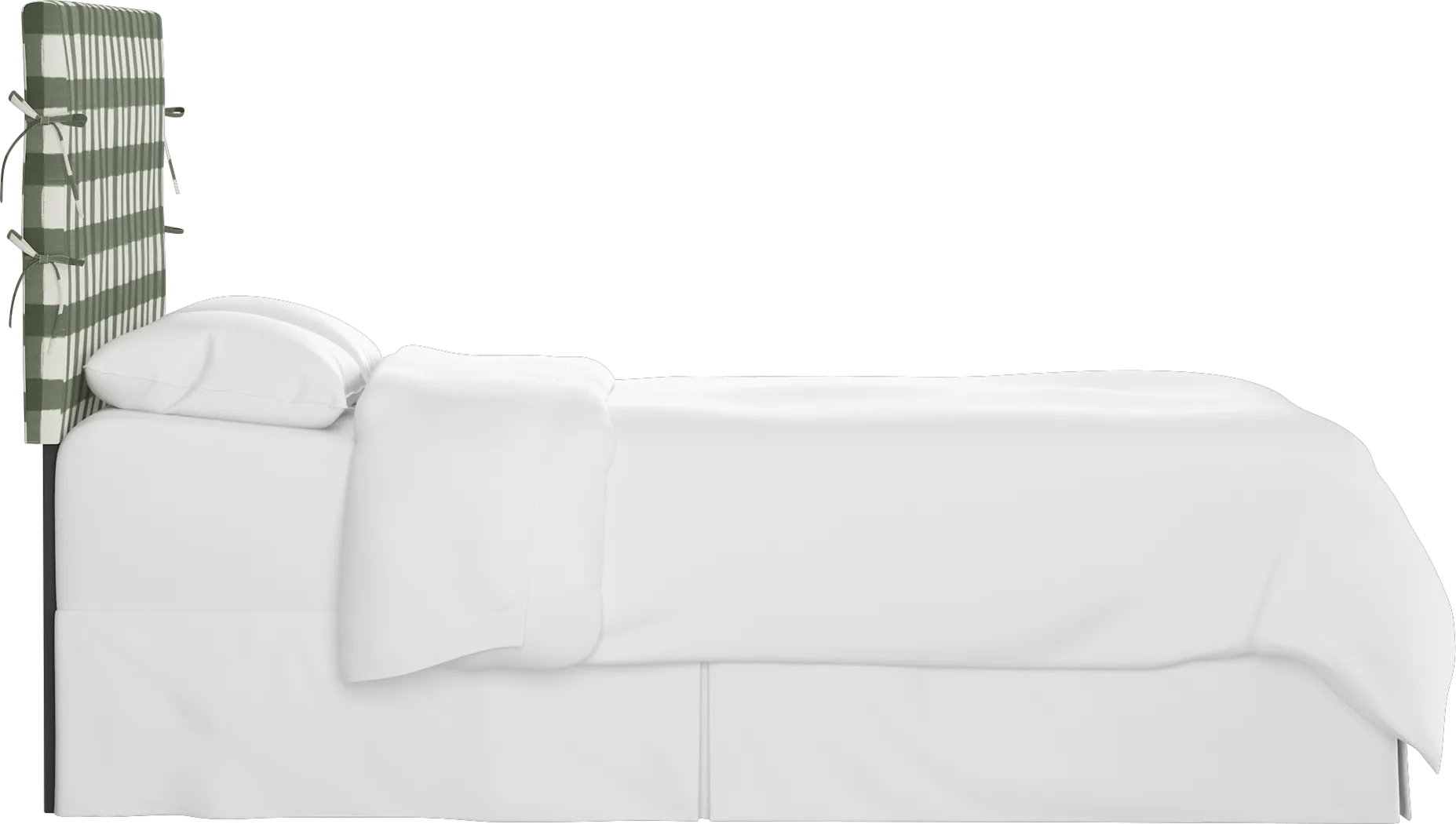 Kids Deep Forest Sage Full Upholstered Headboard - Thumbnail - Image 3