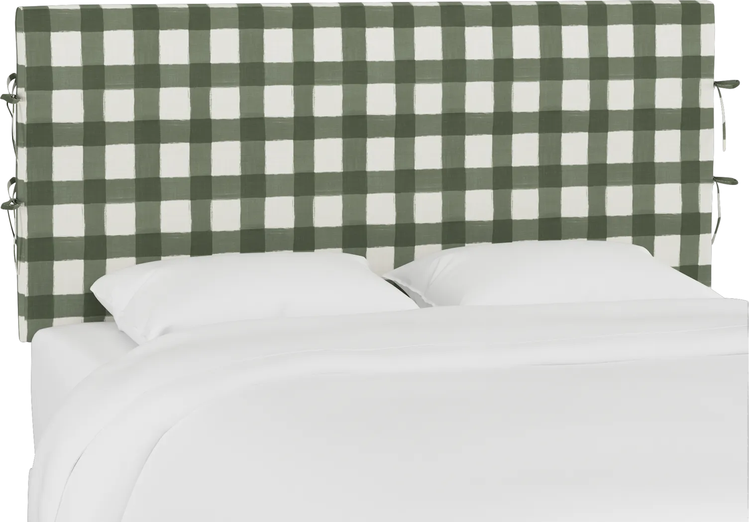 Kids Deep Forest Sage Full Upholstered Headboard - Thumbnail - Image 1