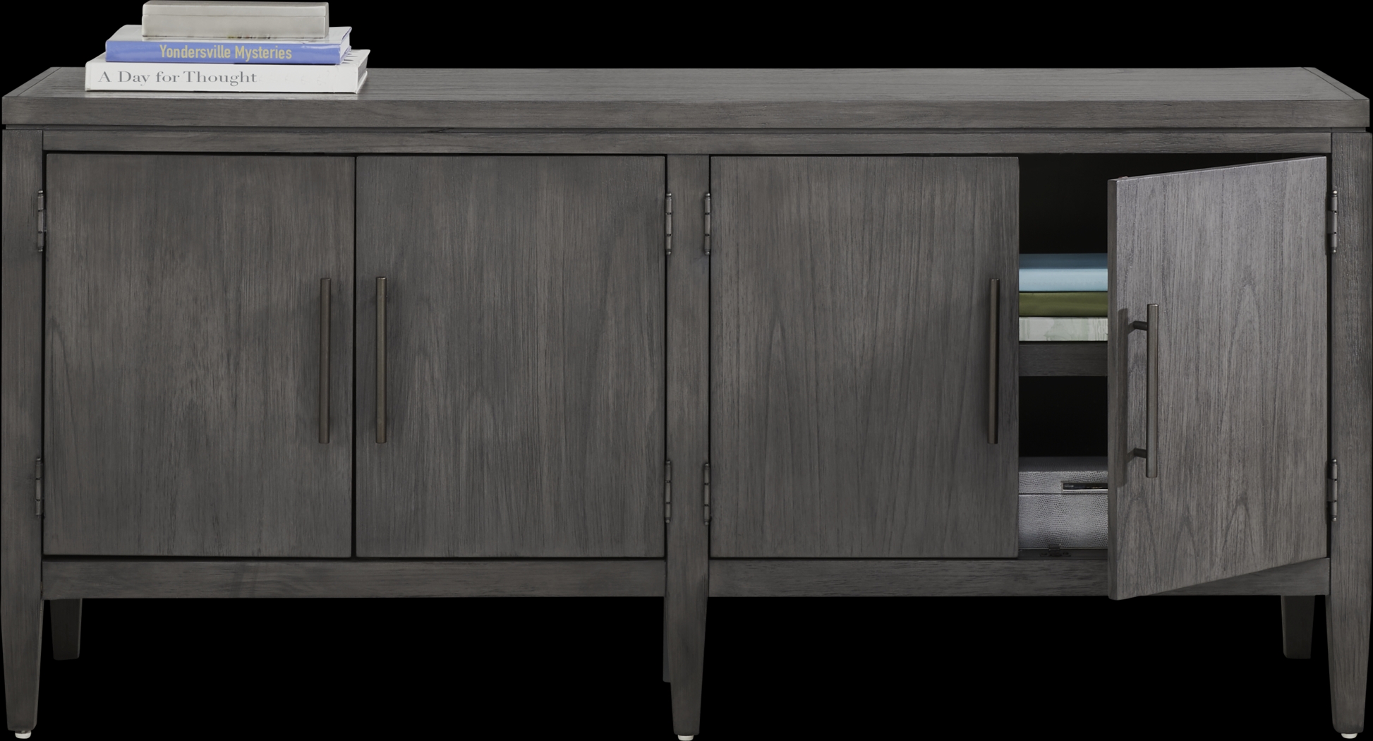 Deer Mountain Gray 65 in. Console - Thumbnail - Image 2