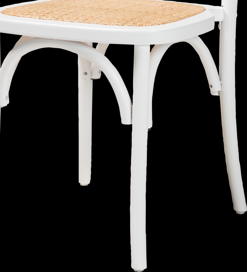 Deercrest White Dining Chair, Set of 2 - Thumbnail - Image 4