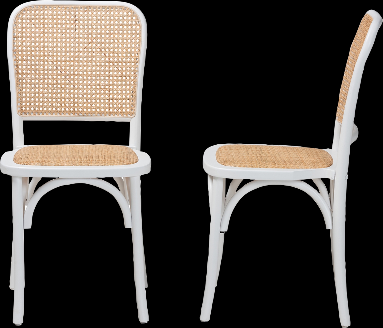 Deercrest White Dining Chair, Set of 2 - Thumbnail - Image 5