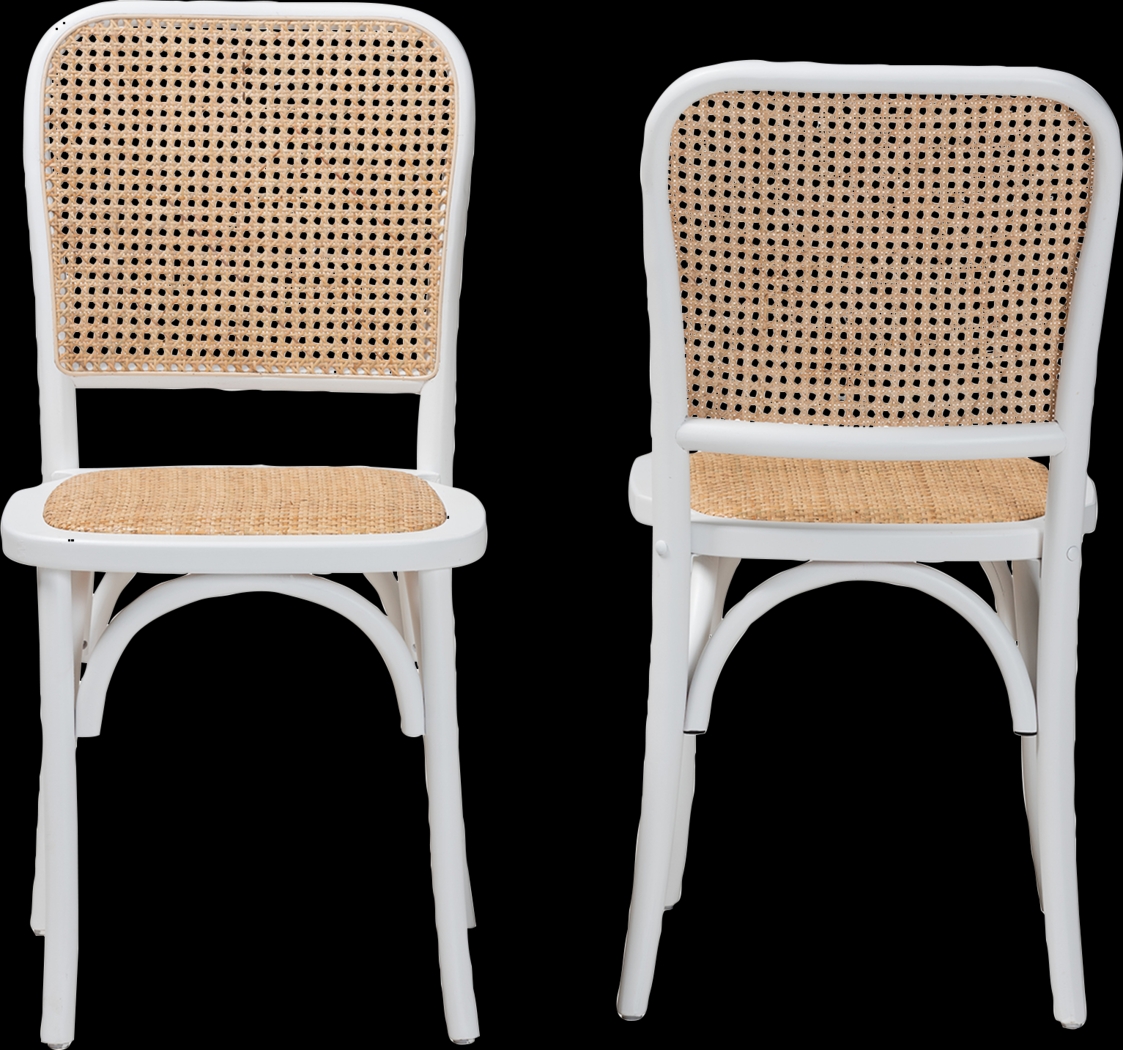 Deercrest White Dining Chair, Set of 2 - Thumbnail - Image 7