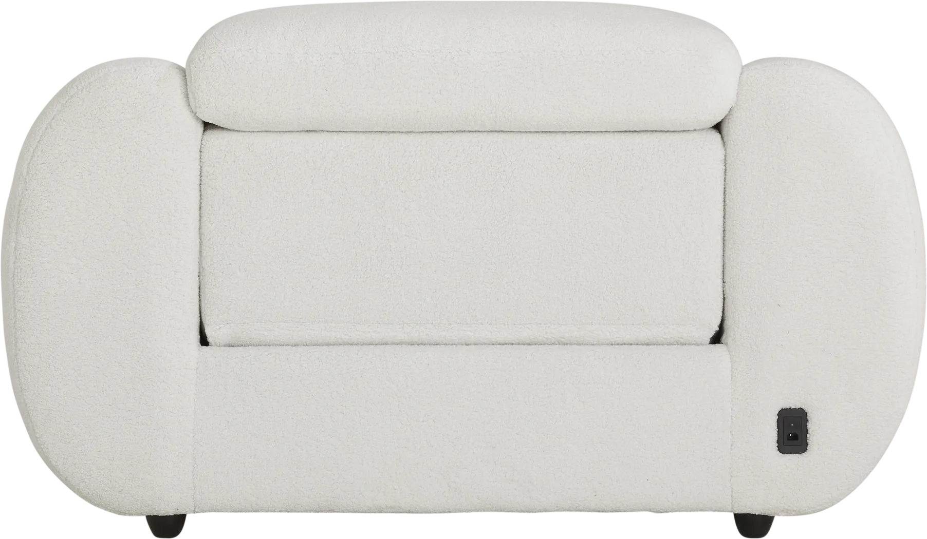 Deerfield White 2 Pc Dual Power Reclining Living Room - Thumbnail - Image 9